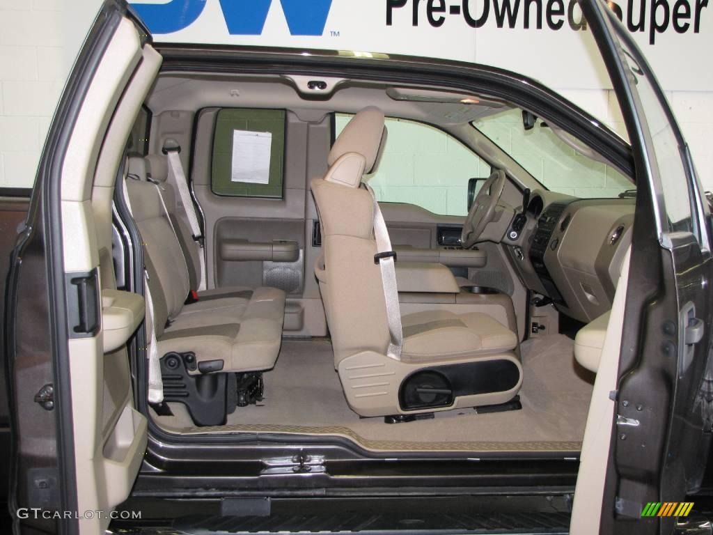 2006 F150 XLT SuperCab 4x4 - Dark Stone Metallic / Tan photo #21