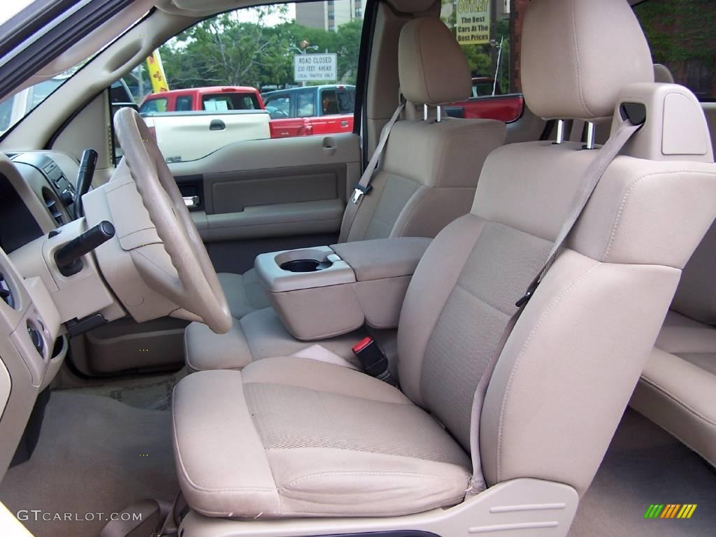 2006 F150 XLT SuperCab 4x4 - Oxford White / Tan photo #7