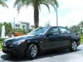 Jet Black - 5 Series 525i Sedan Photo No. 2