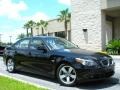 Jet Black - 5 Series 525i Sedan Photo No. 4