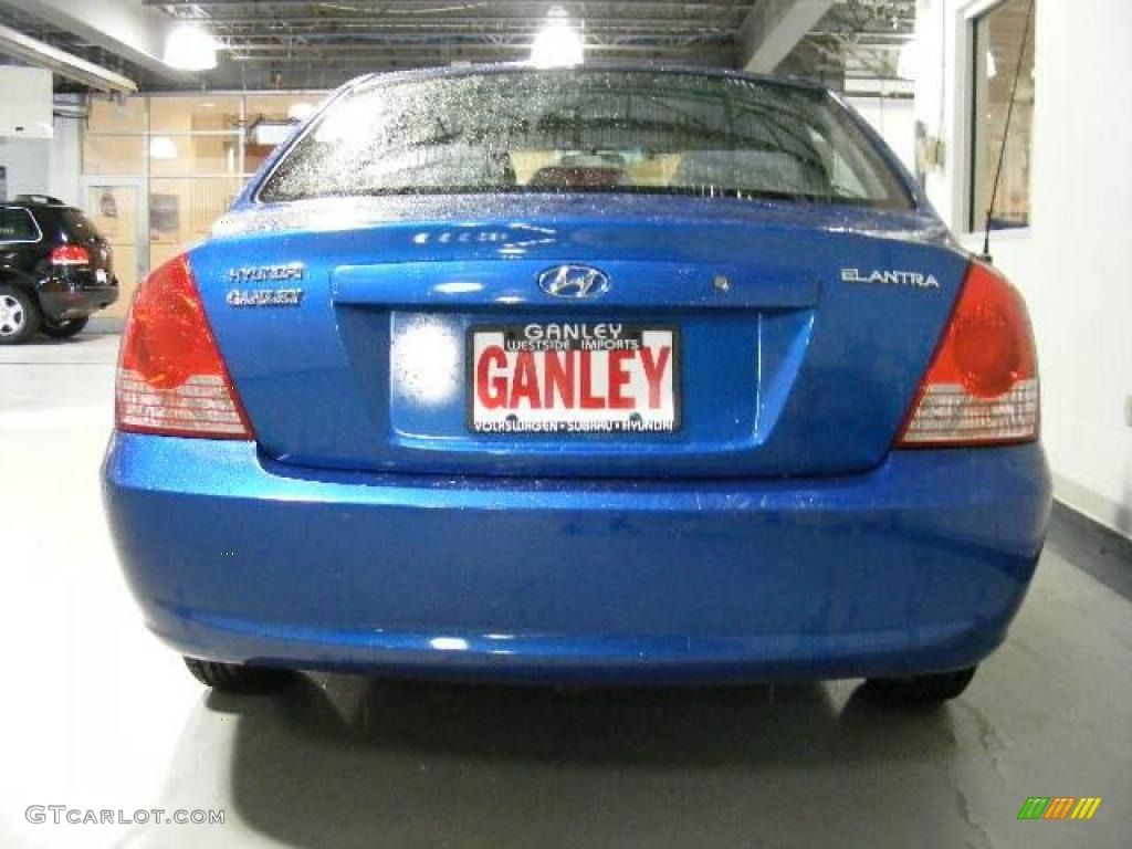 2004 Elantra GLS Sedan - Tidal Wave Blue / Gray photo #4