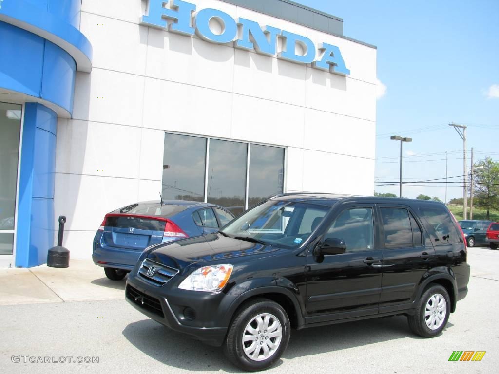 2006 CR-V EX 4WD - Nighthawk Black Pearl / Black photo #1