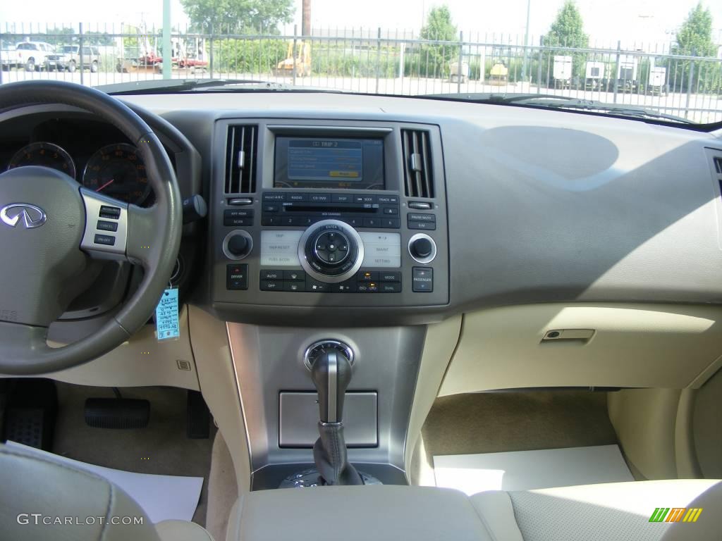 2006 FX 35 AWD - Ivory White Pearl / Wheat photo #10