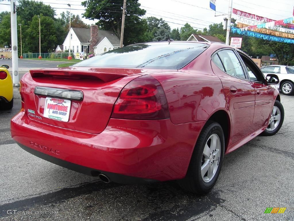 2008 Grand Prix Sedan - Crimson Red / Ebony photo #5