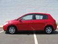 2009 Red Alert Nissan Versa 1.8 S Hatchback  photo #3