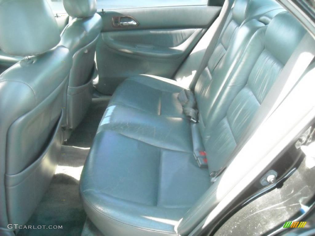 1995 Accord EX Sedan - Granada Black Pearl / Gray photo #8