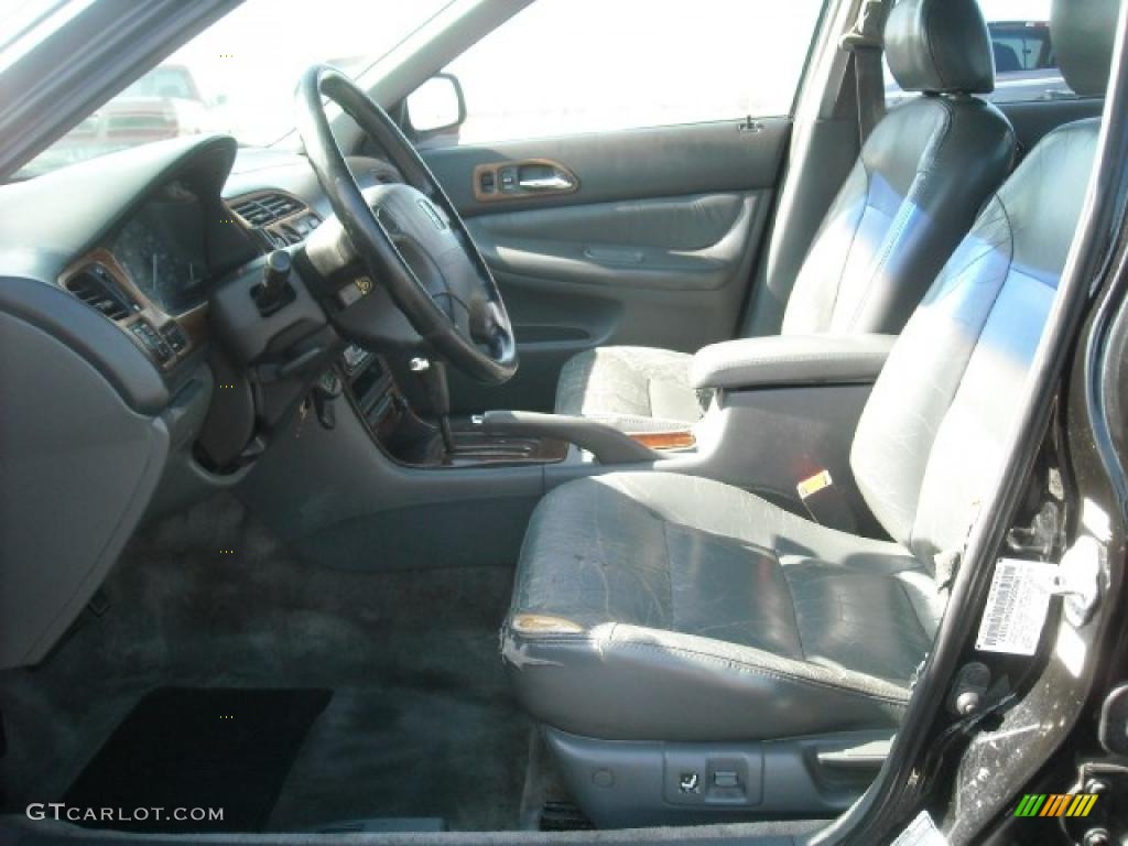 1995 Accord EX Sedan - Granada Black Pearl / Gray photo #9