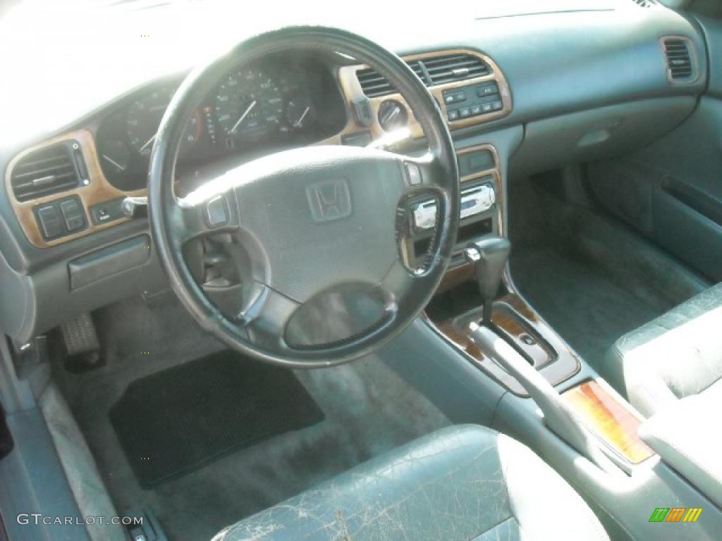 1995 Accord EX Sedan - Granada Black Pearl / Gray photo #10