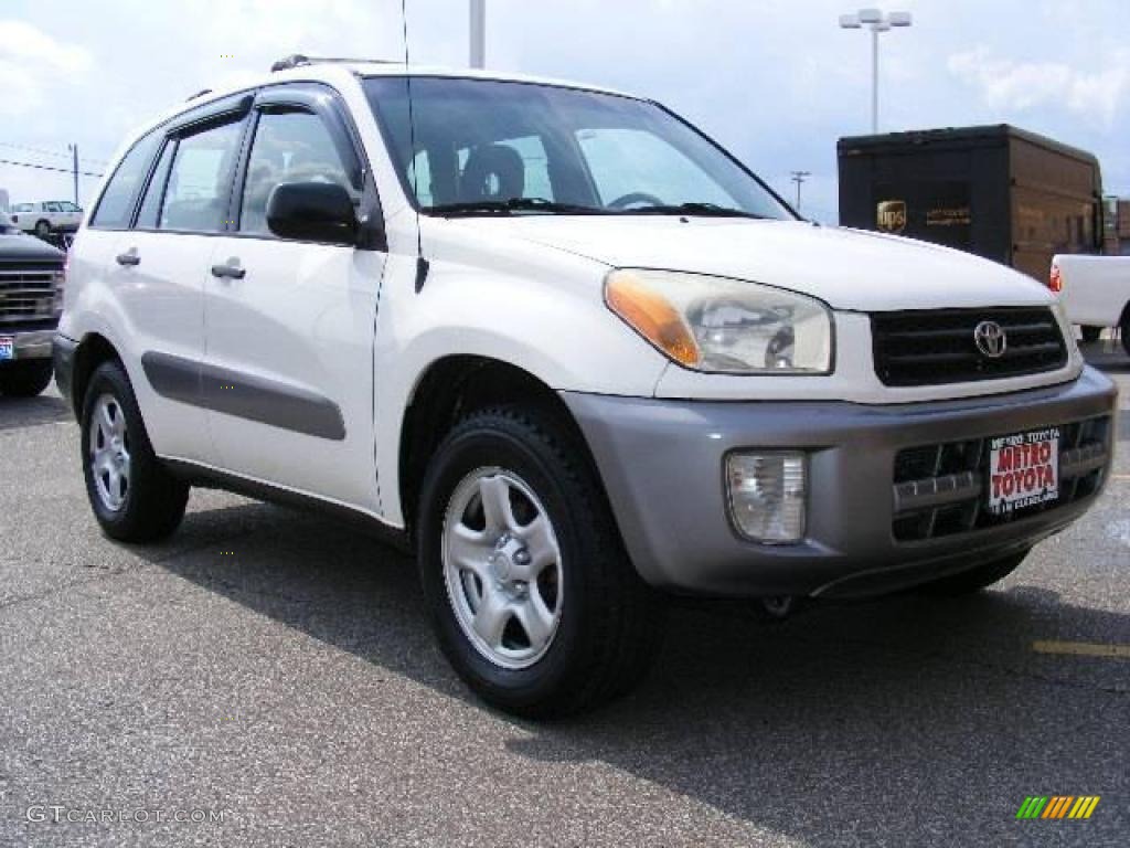 2003 RAV4 4WD - Frosted White Pearl / Taupe photo #1