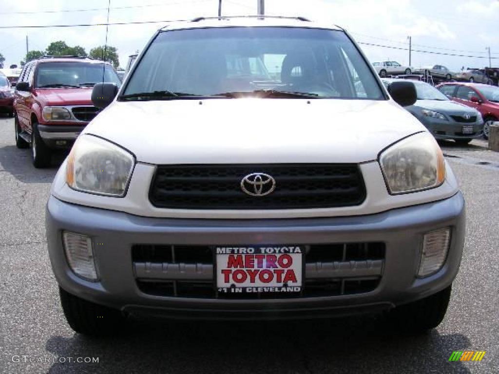 2003 RAV4 4WD - Frosted White Pearl / Taupe photo #8