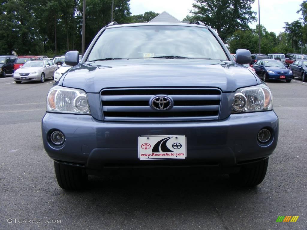 2005 Highlander Limited 4WD - Bluestone Metallic / Gray photo #2