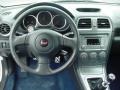 Black/Blue Ecsaine 2005 Subaru Impreza WRX STi Steering Wheel