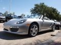 2009 Arctic Silver Metallic Porsche Boxster   photo #4