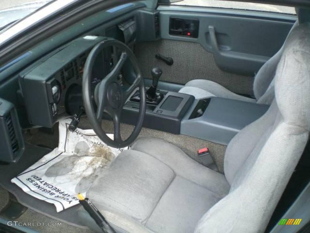 1986 Fiero 2M4 - Silver / Gray photo #8