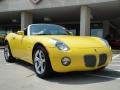 2008 Mean Yellow Pontiac Solstice Roadster  photo #1