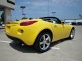 2008 Mean Yellow Pontiac Solstice Roadster  photo #3