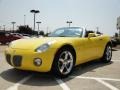 2008 Mean Yellow Pontiac Solstice Roadster  photo #7