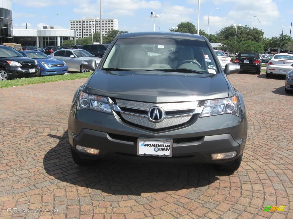 2007 MDX Technology - Nimbus Gray Metallic / Taupe photo #3