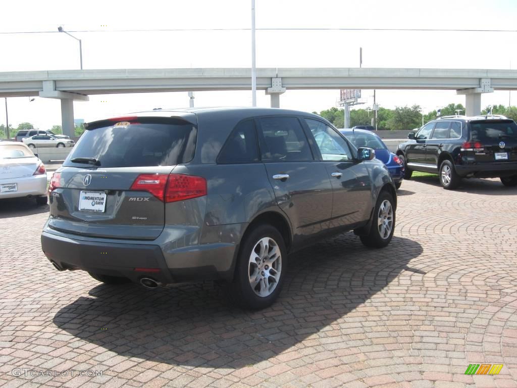 2007 MDX Technology - Nimbus Gray Metallic / Taupe photo #5