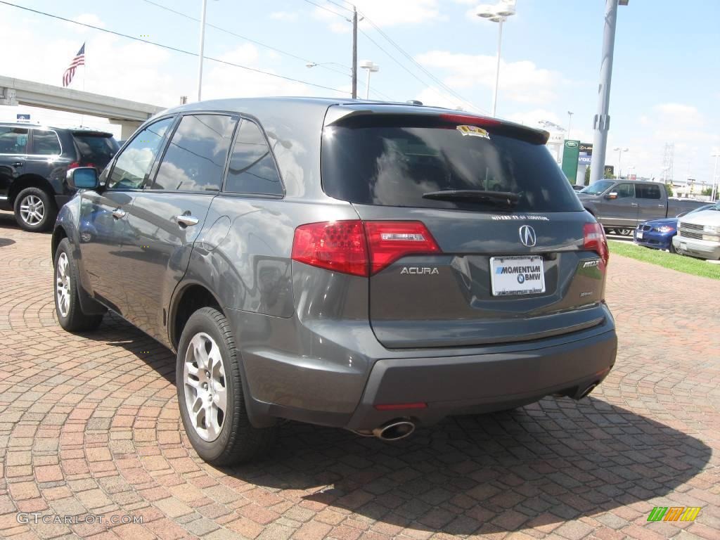 2007 MDX Technology - Nimbus Gray Metallic / Taupe photo #7