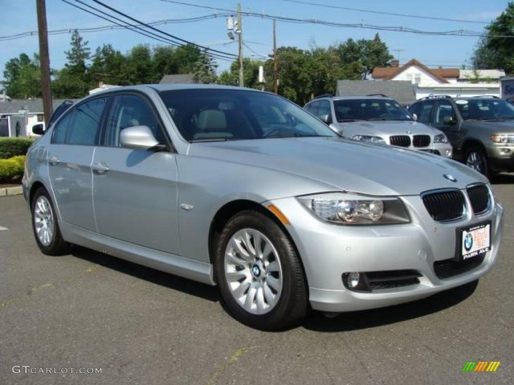 2009 3 Series 328i Sedan - Titanium Silver Metallic / Grey Dakota Leather photo #2