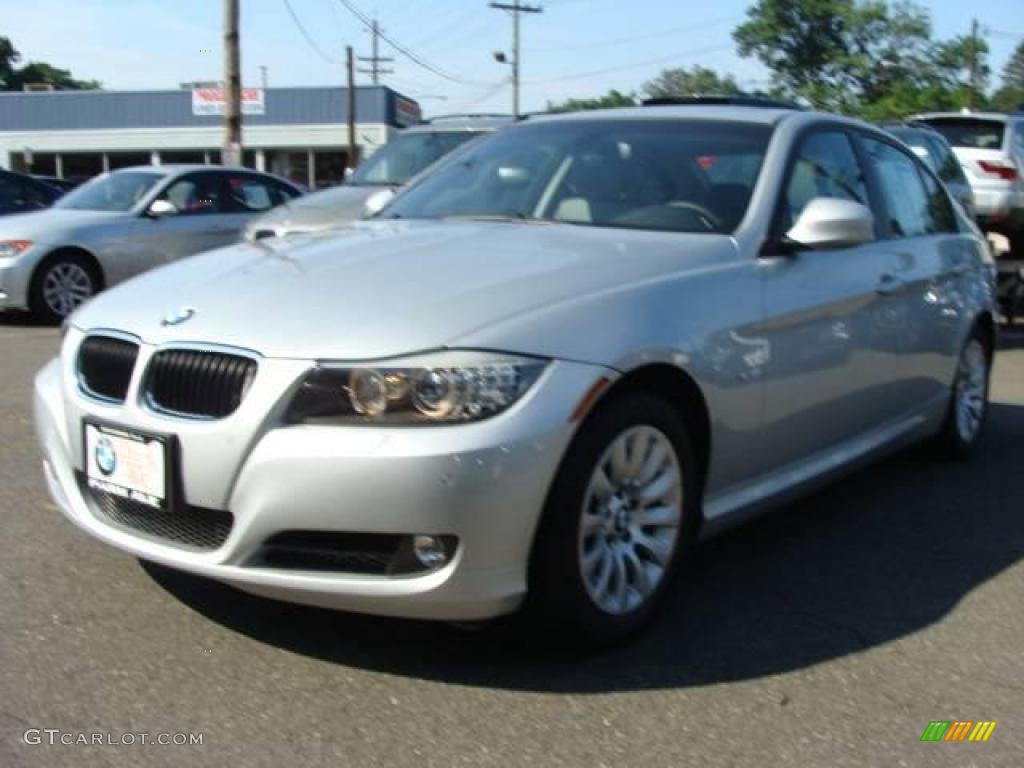 2009 3 Series 328i Sedan - Titanium Silver Metallic / Grey Dakota Leather photo #4