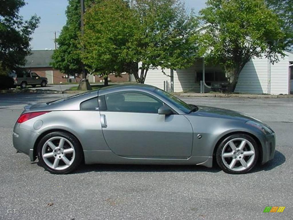 2003 350Z Touring Coupe - Silverstone Metallic / Charcoal photo #2
