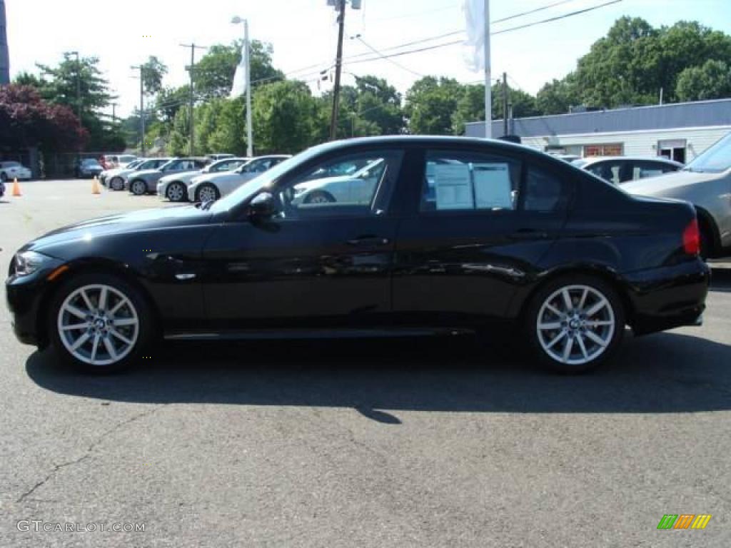 2009 3 Series 328i Sedan - Black Sapphire Metallic / Saddle Brown Dakota Leather photo #5