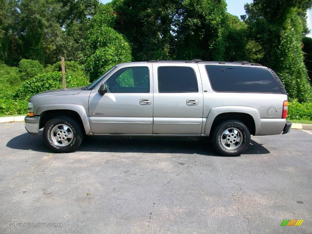 2000 Suburban 1500 LT 4x4 - Light Pewter Metallic / Medium Gray photo #6