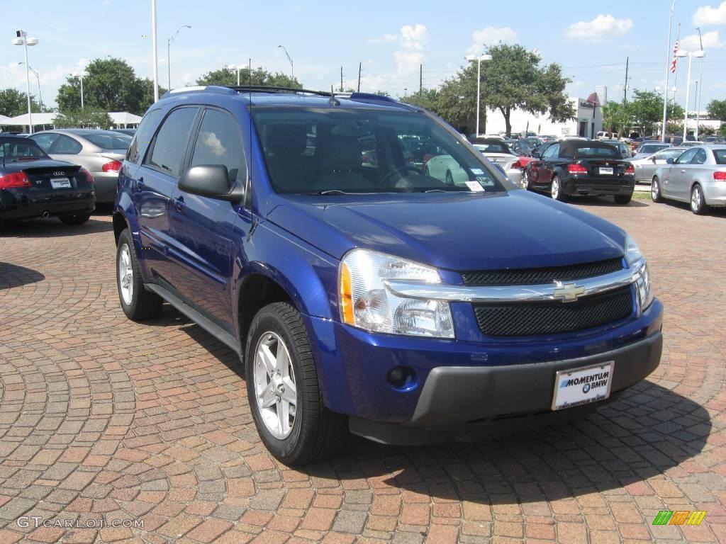 2005 Equinox LT - Laser Blue Metallic / Light Gray photo #4