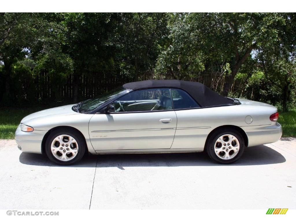 1999 Sebring JXi Convertible - Silver Mist / Black/Gray photo #3