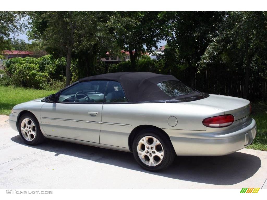 1999 Sebring JXi Convertible - Silver Mist / Black/Gray photo #5