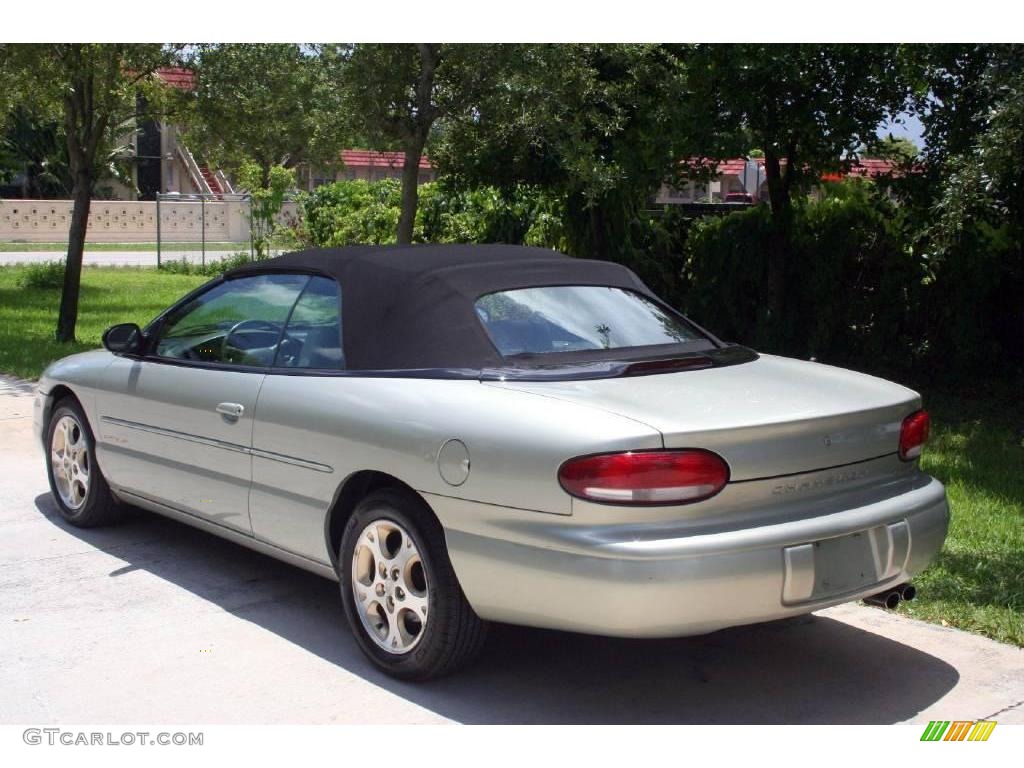 1999 Sebring JXi Convertible - Silver Mist / Black/Gray photo #6