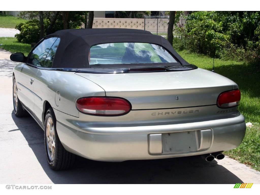 1999 Sebring JXi Convertible - Silver Mist / Black/Gray photo #7