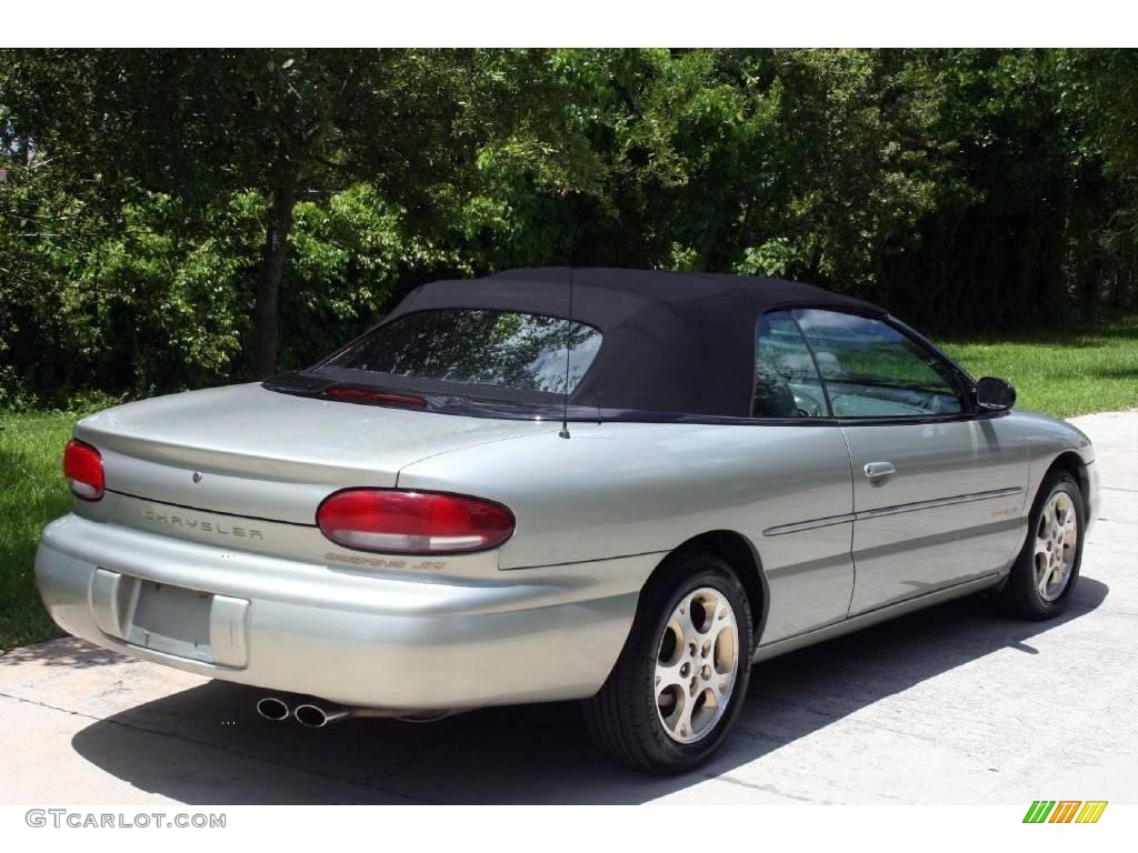1999 Sebring JXi Convertible - Silver Mist / Black/Gray photo #8