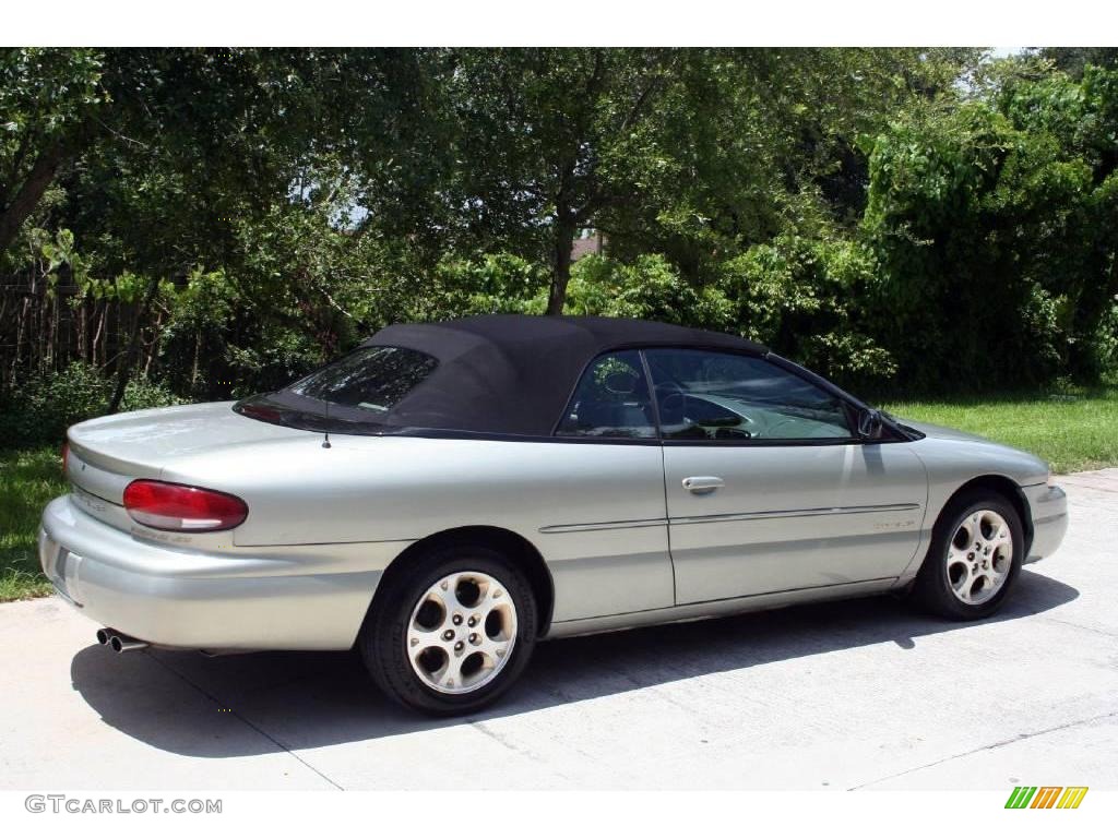 1999 Sebring JXi Convertible - Silver Mist / Black/Gray photo #9
