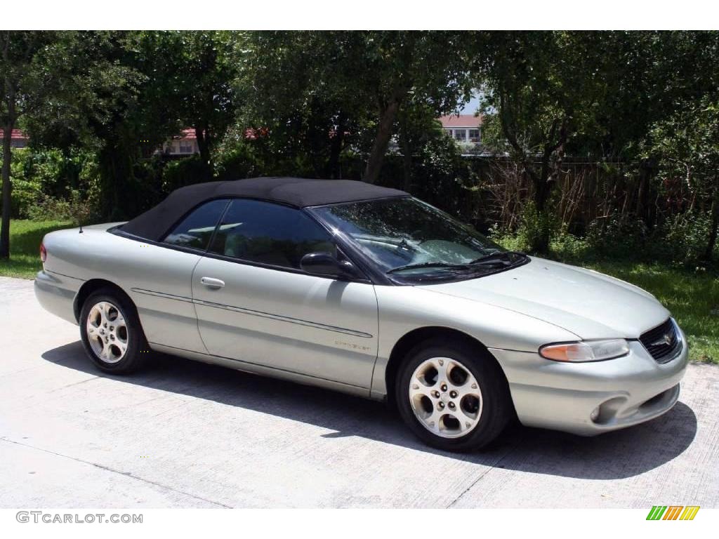1999 Sebring JXi Convertible - Silver Mist / Black/Gray photo #12
