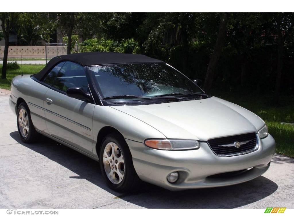 1999 Sebring JXi Convertible - Silver Mist / Black/Gray photo #13