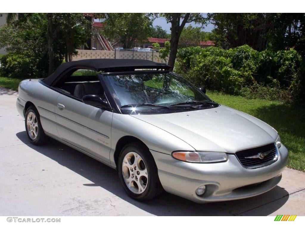 1999 Sebring JXi Convertible - Silver Mist / Black/Gray photo #14