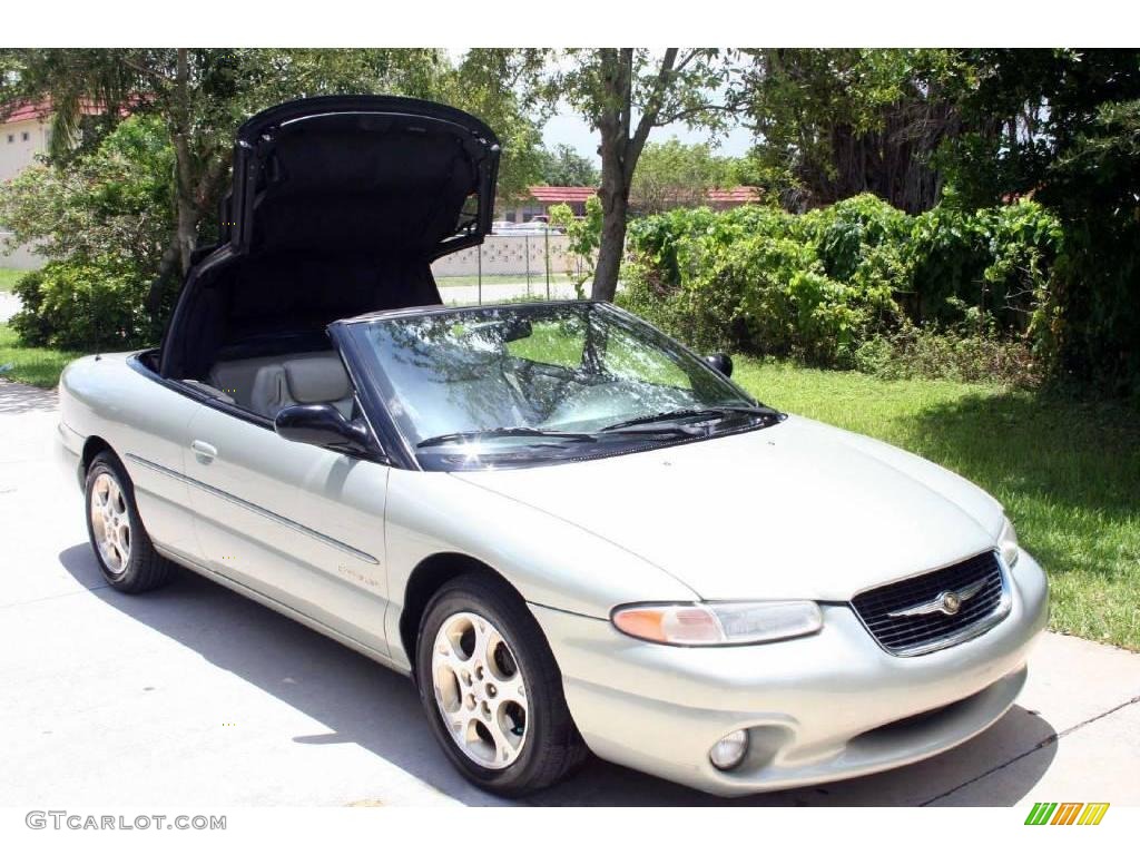 1999 Sebring JXi Convertible - Silver Mist / Black/Gray photo #15
