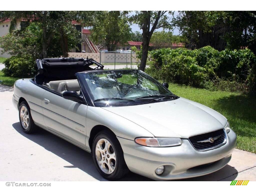 1999 Sebring JXi Convertible - Silver Mist / Black/Gray photo #16