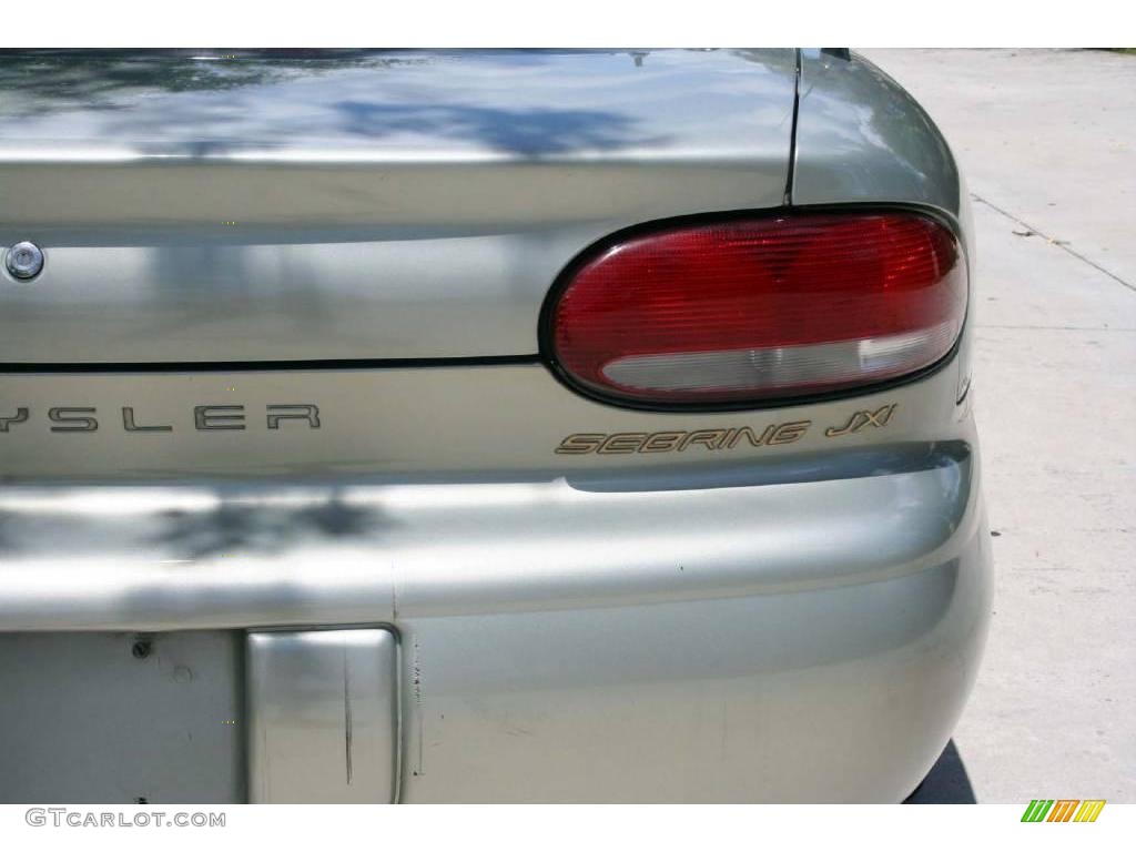 1999 Sebring JXi Convertible - Silver Mist / Black/Gray photo #24
