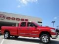 2006 Flame Red Dodge Ram 2500 SLT Quad Cab 4x4  photo #2