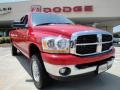2006 Flame Red Dodge Ram 2500 SLT Quad Cab 4x4  photo #10