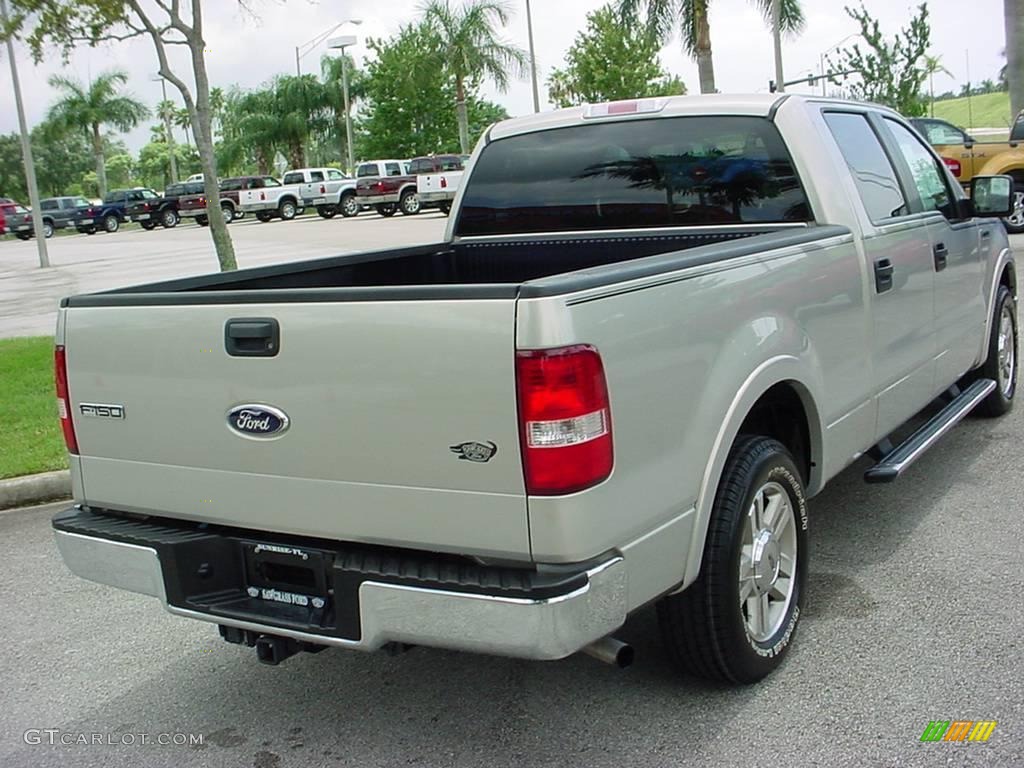 2006 F150 Lariat SuperCrew - Smokestone Metallic / Black photo #3