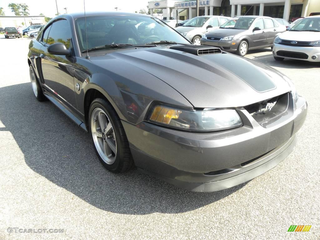 2004 Mustang Mach 1 Coupe - Dark Shadow Grey Metallic / Dark Charcoal photo #1