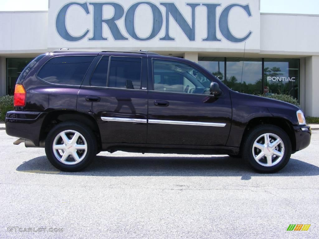 2009 Envoy SLT - Dark Crimson Metallic / Ebony photo #1