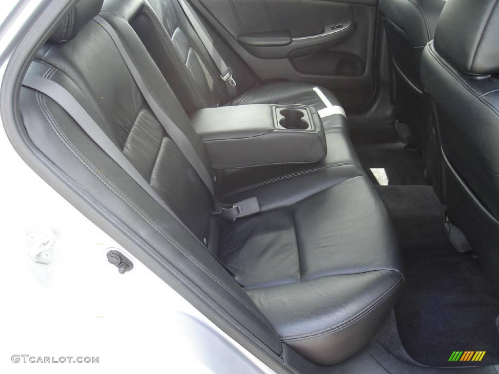 2003 Accord EX V6 Sedan - Satin Silver Metallic / Black photo #15