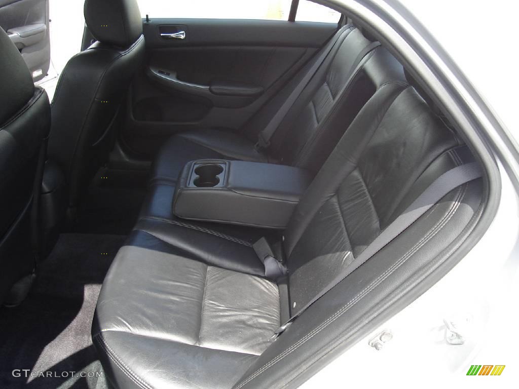 2003 Accord EX V6 Sedan - Satin Silver Metallic / Black photo #16