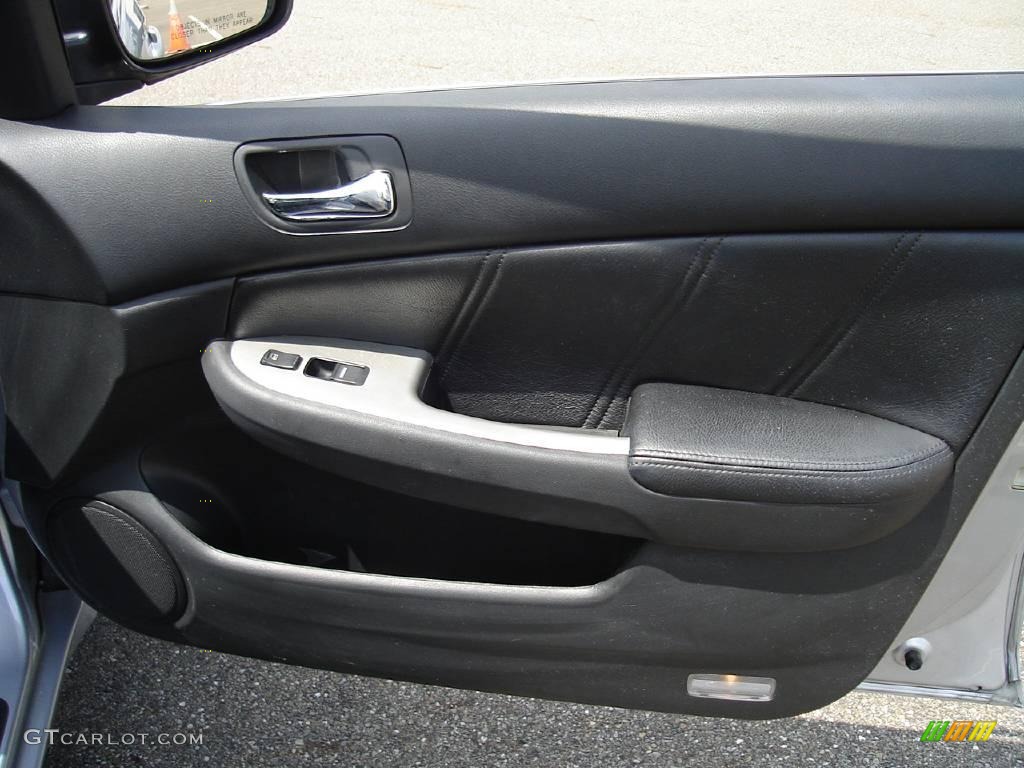 2003 Accord EX V6 Sedan - Satin Silver Metallic / Black photo #18